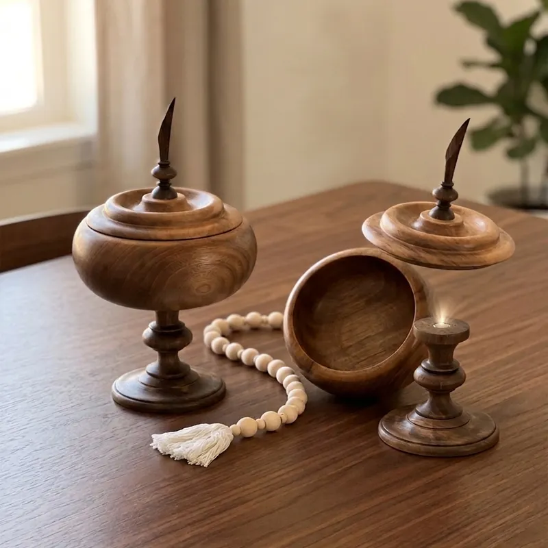 شکلات خوری چوبی